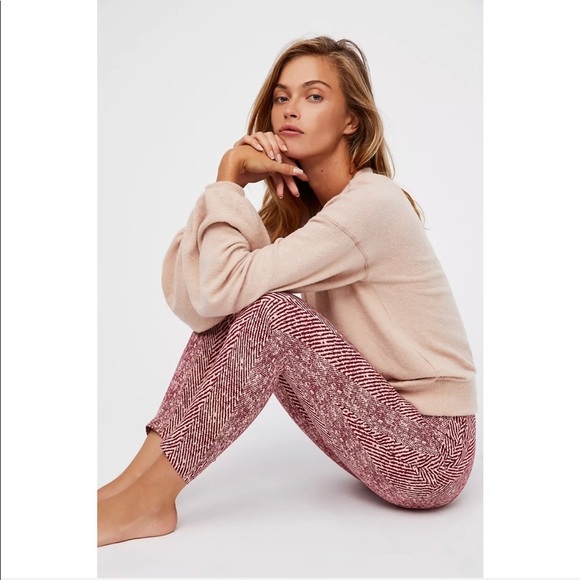 Free People | High Rise Primal Leggings Pants - Picture 1 of 8